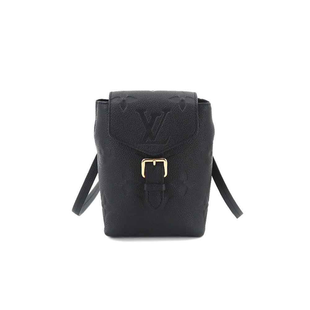 Louis Vuitton Monogram Implant Tiny Backpack Leather Noir